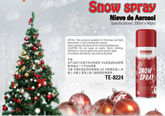 200 ml Schneespray Farbe für Weihnachtsbaum Party Spray Schaumstoff Großhandel
