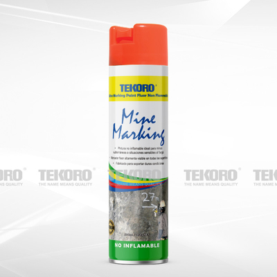 500 ml nicht brennbare Minenmarkierung Farbe Hart trocknen 30 Minuten Haftung Grad 1 Schnelltrocknen