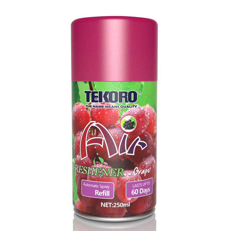 Grape Flavour Air Freshener Automatische Spray Nachfüllung mit 200 ml Kapazität und CE, RoHS, SGS, GMP Zertifizierung