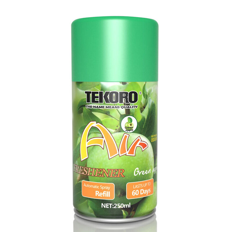 Tekoro Green Apple Flavour Air Freshener Automatische Spray-Wiederauffüllung mit CE, RoHS, SGS, GMP-Zertifizierung und ≥ 200 ml Kapazität
